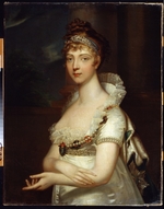 Mosnier, Jean Laurent - Portrait of Empress Elizabeth Alexeievna, Princess Louise of Baden (1779-1826)