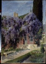 Alisov, Mikhail Alexandrovich - A house entwined with wisteria