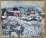 Kandinsky, Wassily Vasilyevich - Winter day. Smolensky boulevard