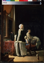 Mieris, Frans van, the Elder - Morning of a Young Lady