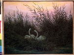 Friedrich, Caspar David - Swans in the Reeds