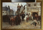 Willewalde, Gottfried (Bogdan Pavlovich) - General Blücher with the Cossacks in Bautzen