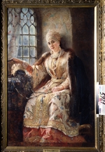 Makovsky, Konstantin Yegorovich - Boyar's Wife at the Window