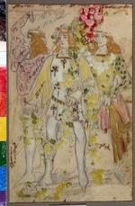 Korovin, Konstantin Alexeyevich - Costume design for the ballet Raymonda by A. Glazunov
