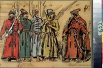 Korovin, Konstantin Alexeyevich - Costume design for the opera Khovanshchina by M. Musorgsky