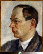 Arzhenikov, Alexei Nikolayevich - Portrait of the Composer Vissarion Shebalin (1902-1963)
