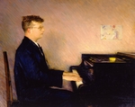 Williams, Pyotr Vladimirovich - Portrait of the composer Dmitri Shostakovitch (1906-1975)