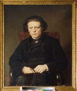 Perov, Vasili Grigoryevich - Portrait of the composer Anton Rubinstein (1829-1894)