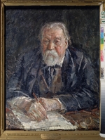 Shemyakin, Mikhail Fyodorovich - Portrait of the composer Michail Ippolitov-Ivanov (1859-1935)