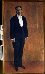 Golovin, Alexander Yakovlevich - Portrait of the composer Alexander Scriabin (1872-1915)