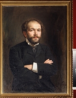 Stemberg, Viktor Karlovich - Portrait of the composer Nikolai Medtner (1879-1951)