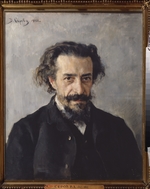 Serov, Valentin Alexandrovich - Portrait of composer Pavel Ivanovich Blaramberg (1841-1908)