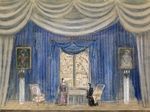 Lushin, Alexander Fyodorovich - Stage design for the opera Eugene Onegin by P. Tchaikovsky