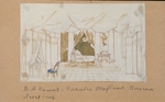 Simov, Viktor Andreyevich - Stage design for the opera Eugene Onegin by P. Tchaikovsky