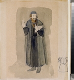 Ulyanov, Nikolai Pavlovich - Costume design for the theatre play The Miserly Knight by A. Pushkin