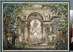Desprez, Louis-Jean - Procession in a temple. Set design for a theatre play