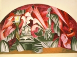 Exter, Alexandra Alexandrovna - Stage design for the play Romeo and Juliet by W. Shakespeare