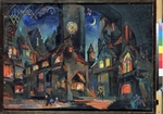 Fedorovsky, Fyodor Fyodorovich - Stage design for the opera Die Meistersinger von Nürnberg by R. Wagner