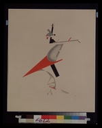 Lissitzky, El - Ruffian. Figurine for the opera Victory over the sun by A. Kruchenykh