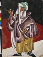 Popova, Lyubov Sergeyevna - Costume design for the theatre play Priest Tarquinius by S. Polivanov