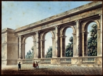 Thomas de Thomon, Jean FranÃ§ois - View of an arched Gallery