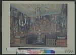 Premazzi, Ludwig (Luigi) - The Asiatic (Turkish) room in the Great Palais in Tsarskoye Selo