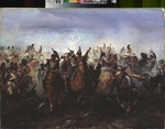 Willewalde, Gottfried (Bogdan Pavlovich) - The battle of Fer-Champenois on March 13, 1814