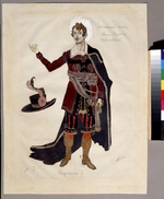 Golovin, Alexander Yakovlevich - Costume design for the opera The stone Guest by A. Dargomyzhsky