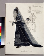 Golovin, Alexander Yakovlevich - Costume design for the opera The stone Guest by A. Dargomyzhsky