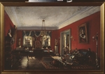 Podklyuchnikov, Nikolai Ivanovich - The drawing room in the Nashchokin House in Moscow