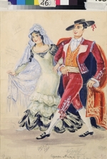 Stoffer, Jakov Zinovyevich - Costume design for the opera The Marriage of Figaro by W.A. Mozart