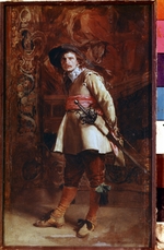 Meissonier, Ernest Jean Louis - A Musketeer
