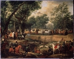 Vernet, Carle - Napoleon on a Hunt in the Compiègne Forest