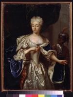 Luedden, Johann Paul - Portrait of Princess Charlotte of Brunswick-Wolfenbüttel (1694-1715), wife of Tsarevich Alexei Petrovich of Russia