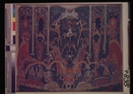 Golovin, Alexander Yakovlevich - Design of Masquerade curtain for the theatre play The Masquerade by M. Lermontov