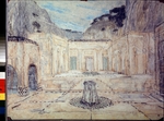 Golovin, Alexander Yakovlevich - Stage design for the tragedy Antigone after Sophocles