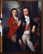 Mosnier, Jean Laurent - Portrait of Grand Duke Augustus of Oldenburg (1783-1853) and Duke George of Oldenburg (1784-1812)
