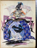 Boborykin, Pyotr - Costume design for the ballet Petrushka by I. Stravinsky