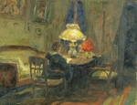 Subbotin (Permyak), Pyotr Ivanovich - At the table