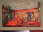 Sadovnikov, Vasily Semyonovich - The Red livingroom in the Yusupov Palace in St. Petersburg