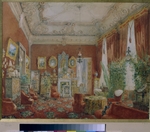 Sadovnikov, Vasily Semyonovich - The Family Living Room in the Yusupov Palace in St. Petersburg