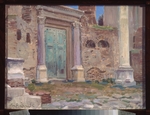 Vasnetsov, Appolinari Mikhaylovich - The Temple of Janus in Rome