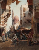 Makovsky, Nikolai Yegorovich - A street in Cairo
