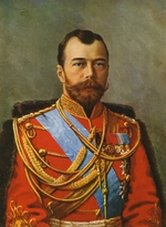 Mackiewicz, I. - Portrait of Emperor Nicholas II (1868-1918)