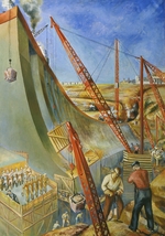 Konnov, Fyodor Danilovich - Construction of the Dnieper Hydroelectric Station