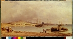 Vereshchagin, Pyotr Petrovich - View of Baku from the Caspian Sea
