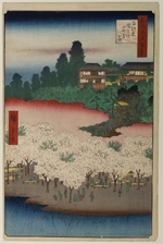 Hiroshige, Utagawa - The Flower Mansion on Dango Slope in Sendagi (One Hundred Famous Views of Edo)