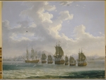 Hackert, Jacob Philipp - The Russian Fleet on the Hunt for Turkish Ships at the Bay of Egypt