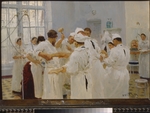 Repin, Ilya Yefimovich - The Surgeon Evgeny Pavlov in an operating room