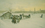 Beggrov, Alexander Karlovich - The watering place at the Neva